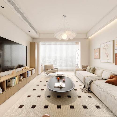 Modern A Living Room-ID:231415991