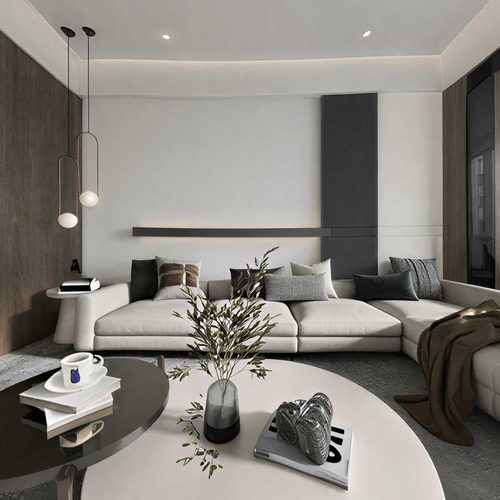 Modern A Living Room-ID:452209006