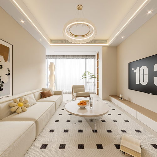 Modern A Living Room-ID:418911023