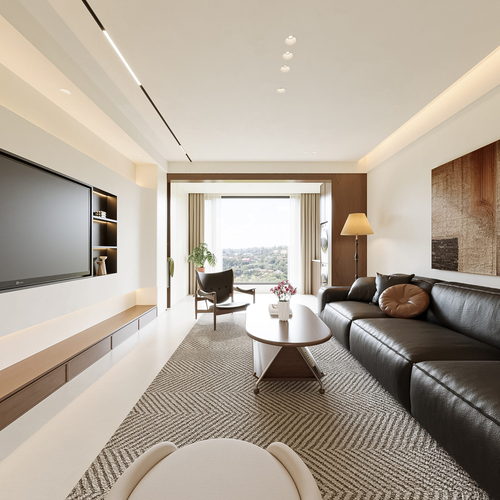 Modern A Living Room-ID:336119897