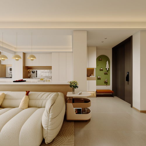 Modern A Living Room-ID:412781008