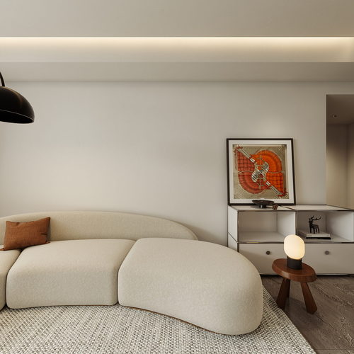 Modern A Living Room-ID:376732119