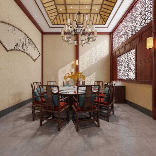 New Chinese Style Restaurant Box-ID:398873092