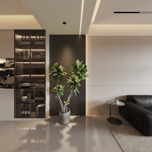 Modern A Living Room-ID:594986922