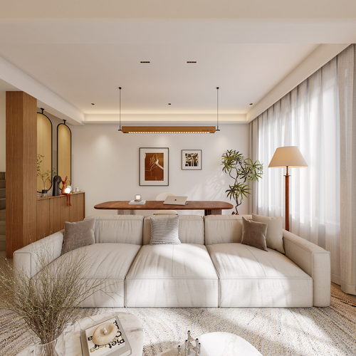 Modern A Living Room-ID:212796932