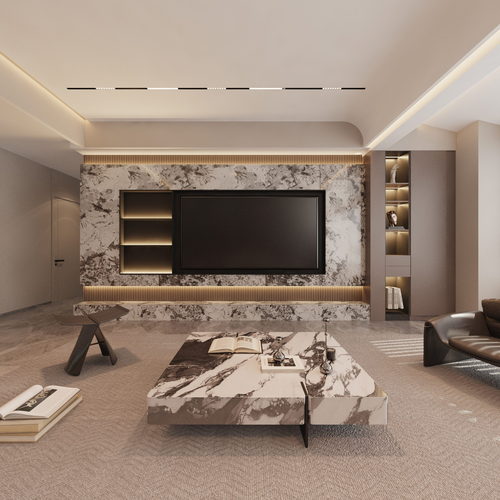 Modern A Living Room-ID:272372018