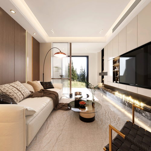 Modern A Living Room-ID:420737037