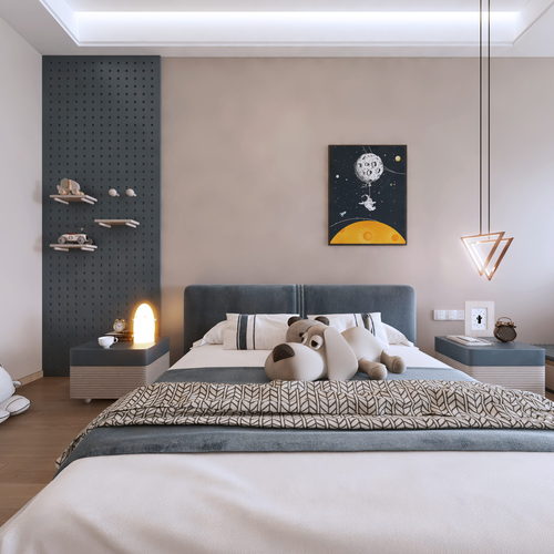 Modern Bedroom-ID:487874987