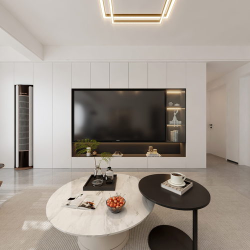 Modern A Living Room-ID:534677986