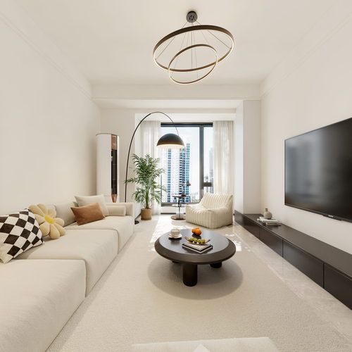 Modern A Living Room-ID:491621972