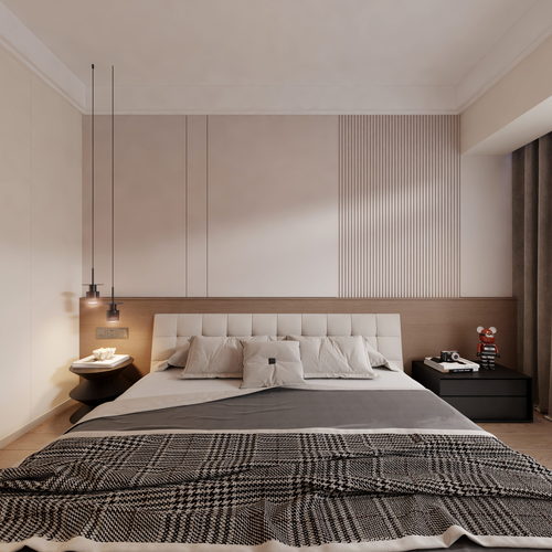 Wabi-sabi Style Bedroom-ID:439152008