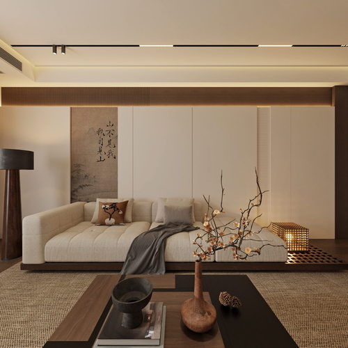 Modern A Living Room-ID:335865029