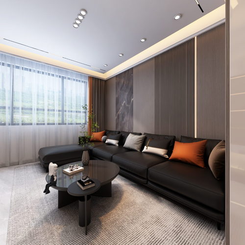 Modern A Living Room-ID:321733957