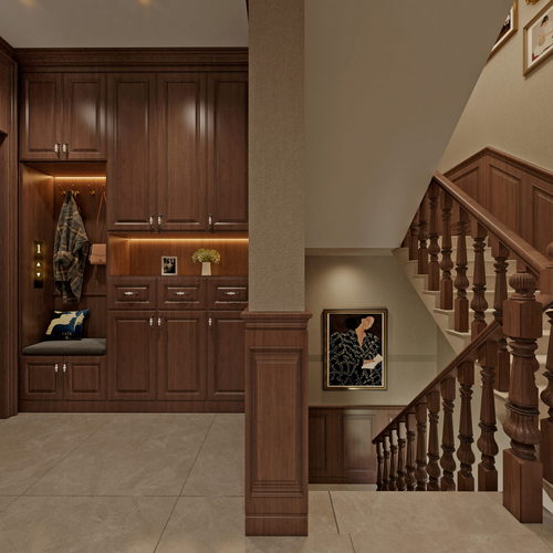 New Chinese Style Stairwell-ID:146370899
