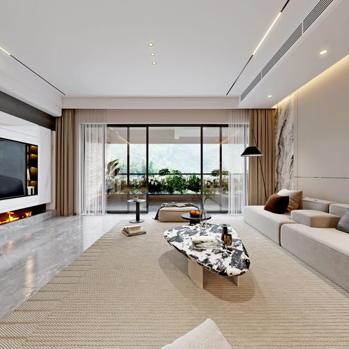 Modern A Living Room-ID:152668009