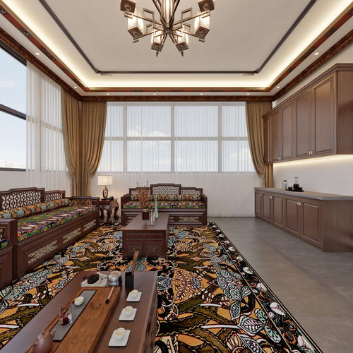 New Chinese Style Glass Sunshine Room-ID:596462971