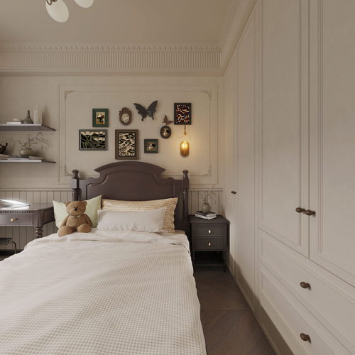 American Style Bedroom-ID:109368097