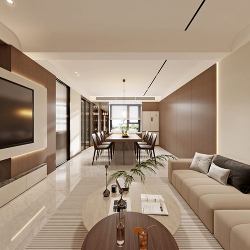 Modern A Living Room-ID:952685128