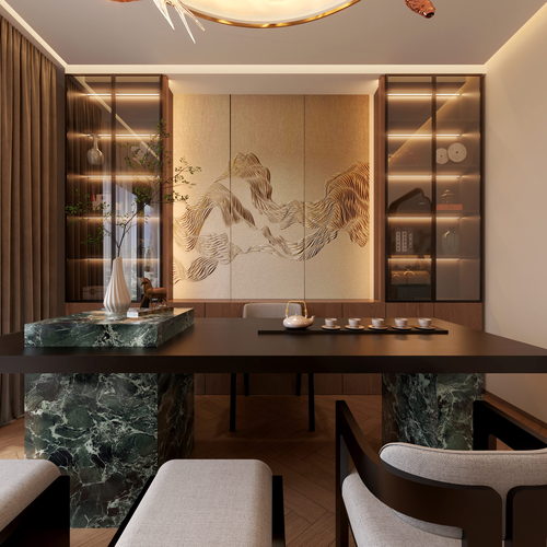 New Chinese Style Manager's Office-ID:670713907