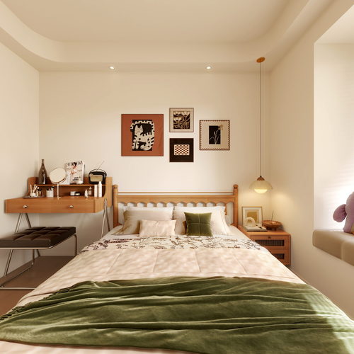French Style Bedroom-ID:207910556