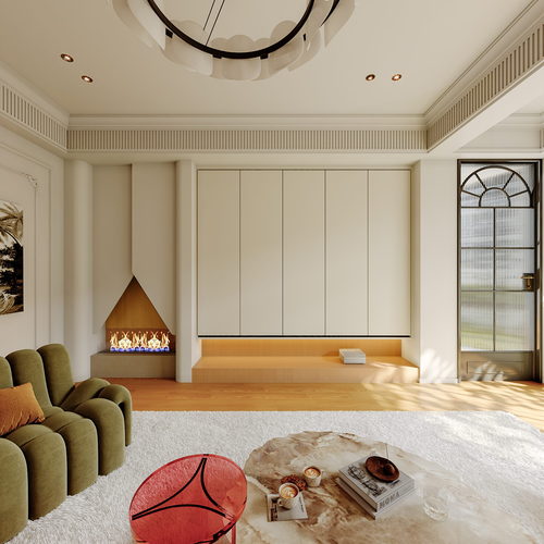 Modern A Living Room-ID:145428909