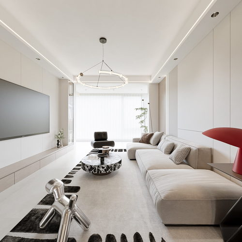 Modern A Living Room-ID:805486924