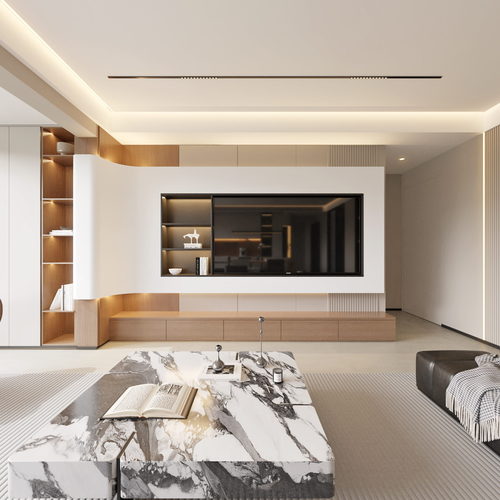 Modern A Living Room-ID:945358994