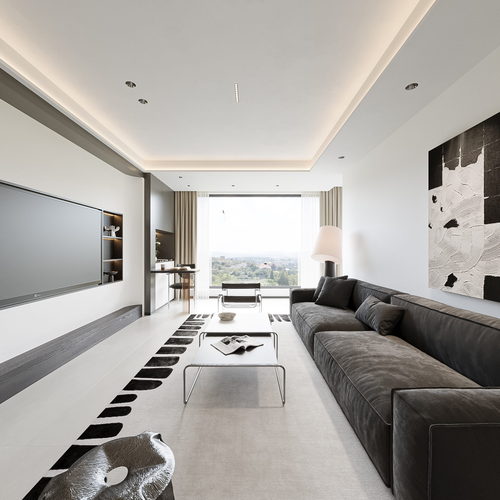 Modern A Living Room-ID:154079916