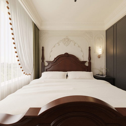 Retro Style Bedroom-ID:184247022