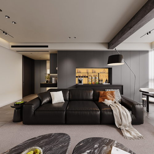 Modern A Living Room-ID:386961944