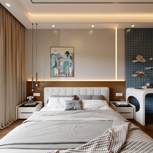 Modern Boy's Room And Son's Room-ID:853708981