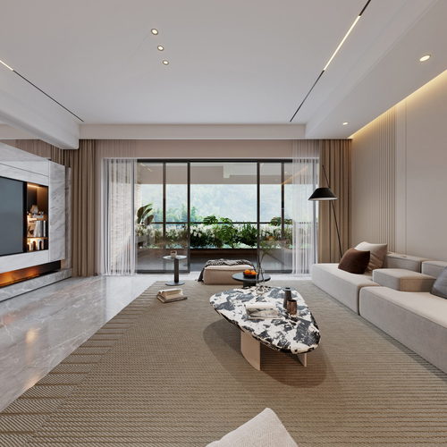 Modern A Living Room-ID:167360071