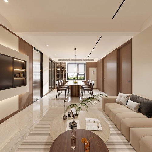Modern A Living Room-ID:635991109