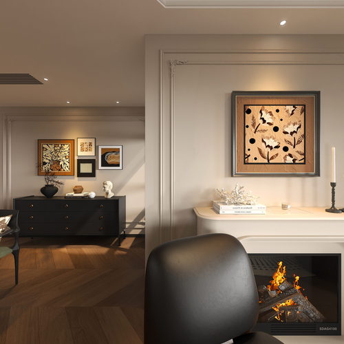 Modern A Living Room-ID:796793944