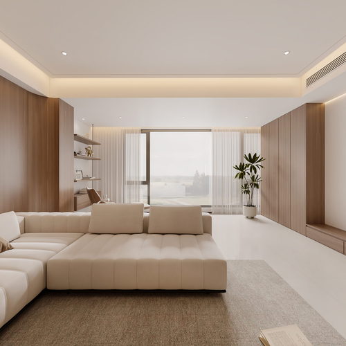 Modern A Living Room-ID:810256002