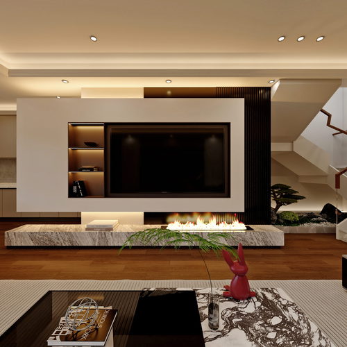 Modern A Living Room-ID:651202923