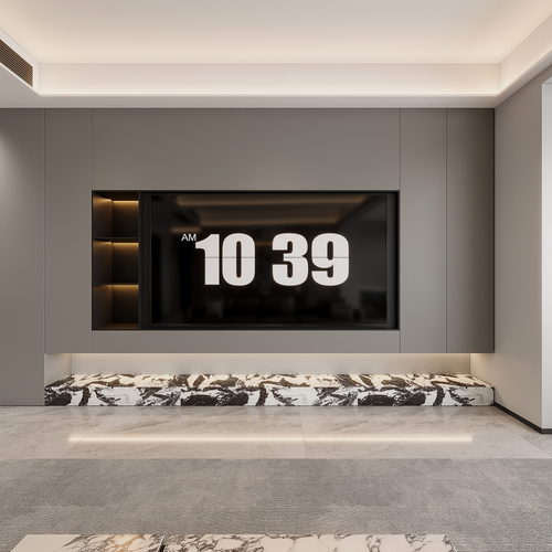 Modern A Living Room-ID:237072941