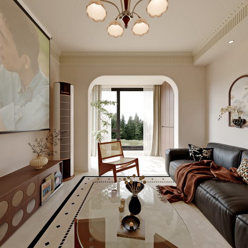 Modern A Living Room-ID:422780046