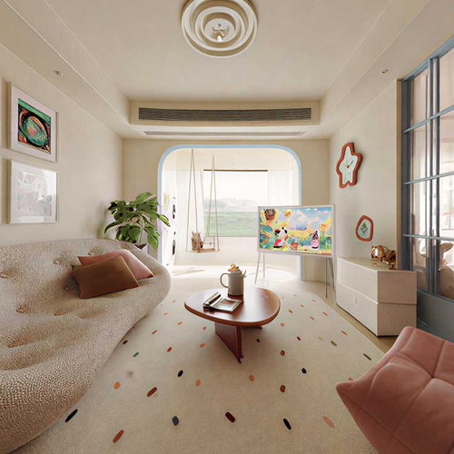 Modern A Living Room-ID:228976014