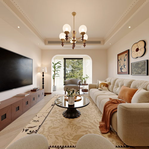 Modern A Living Room-ID:475859654