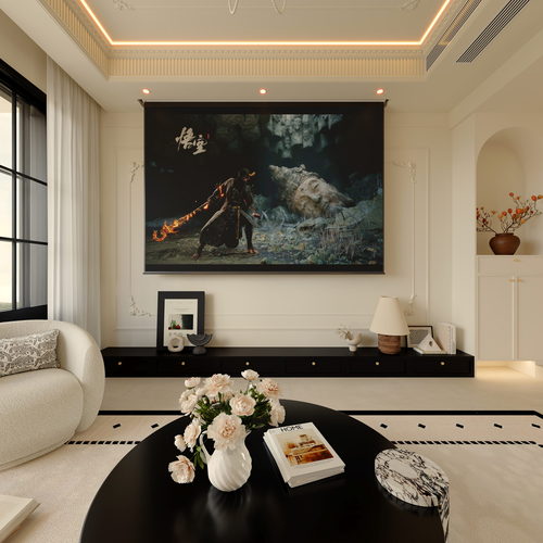 French Style A Living Room-ID:840549957