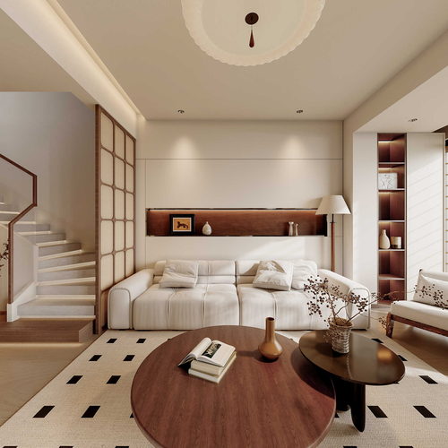 Modern A Living Room-ID:974423899