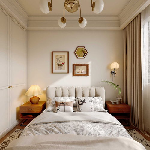 French Style Bedroom-ID:870637892