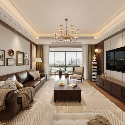 American Style A Living Room-ID:967735052
