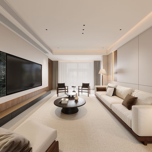 Modern A Living Room-ID:364988092
