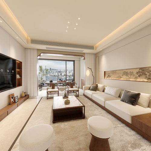 Modern A Living Room-ID:856199031