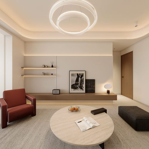 Modern A Living Room-ID:493055116