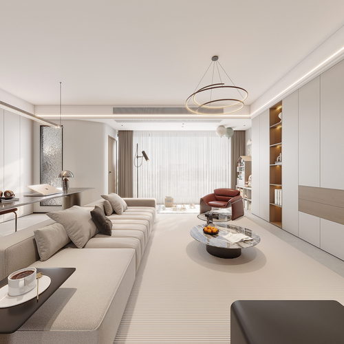 Modern A Living Room-ID:722475059
