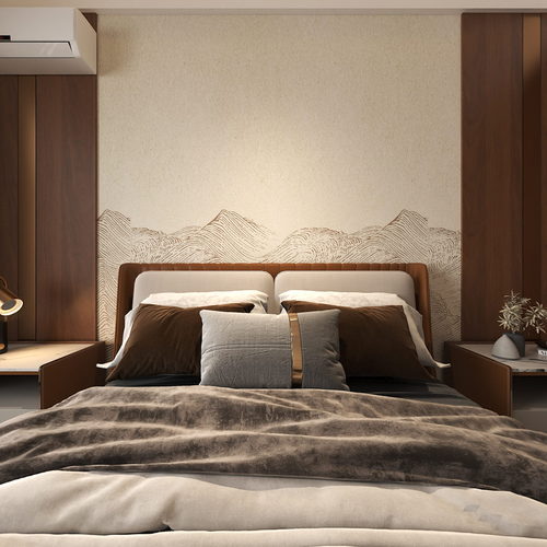 New Chinese Style Bedroom-ID:983807099