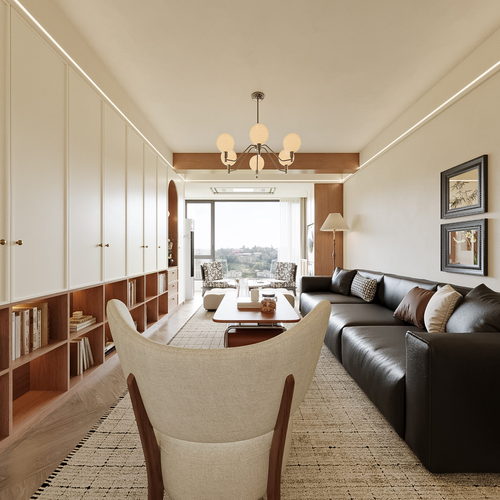 Modern A Living Room-ID:566082007